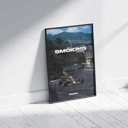 Smoking Kills Vintage F1 Poster
