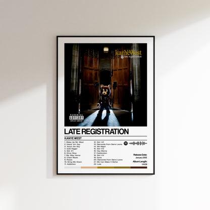 Kanye West – Inscription tardive