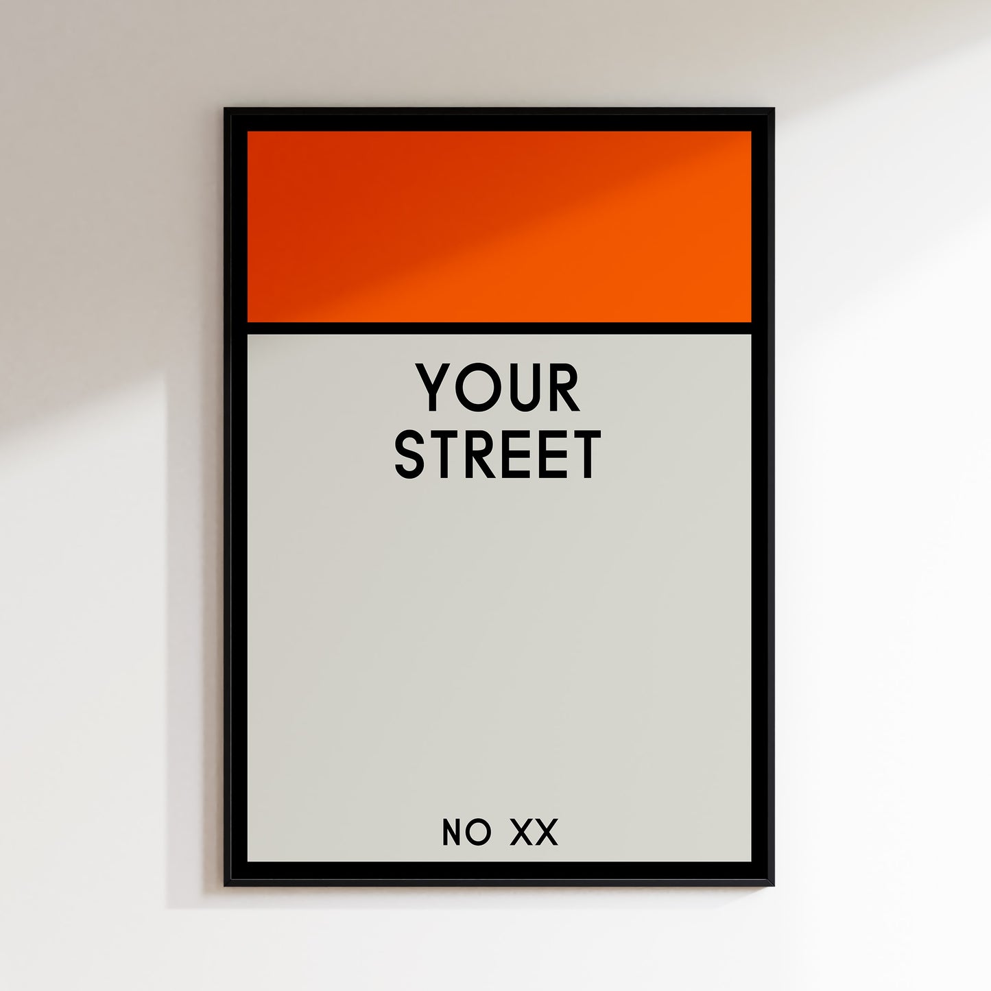 Personalized Monopoly-Style Property Card