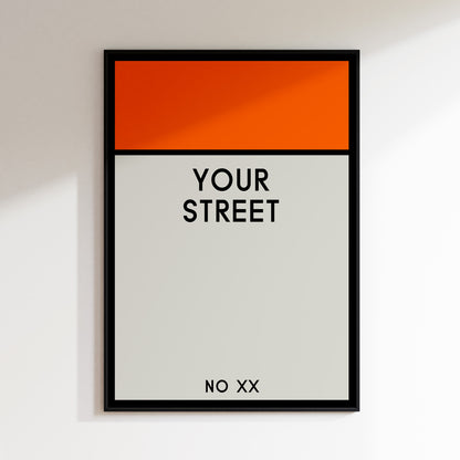 Personalized Monopoly-Style Property Card