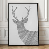 Elegant Patterned Stag