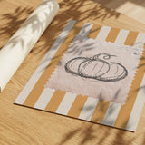 Vintage Pumpkin Stamp