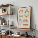 Playful Rainbow Shapes