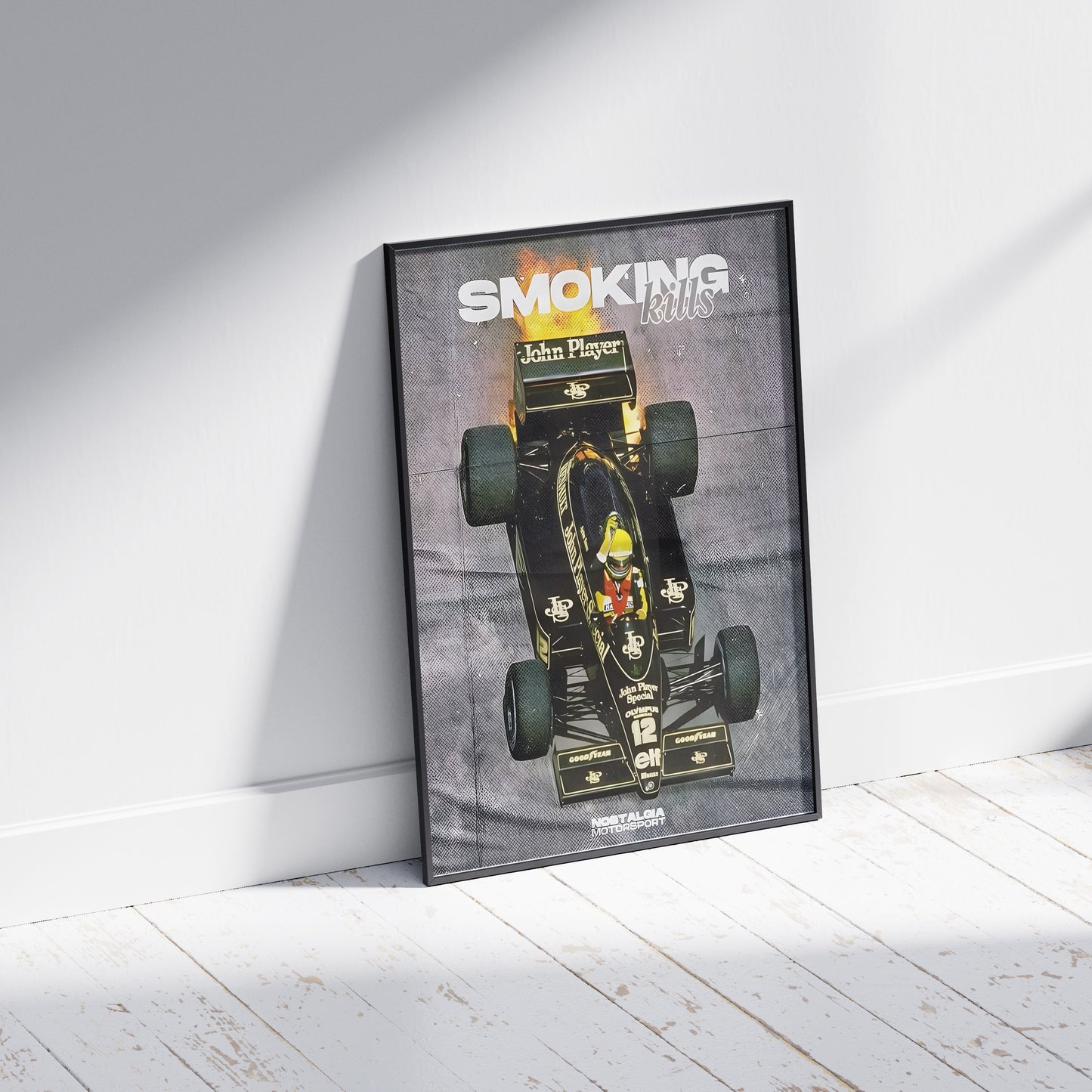 Smoking Kills Vintage F1 Poster John player