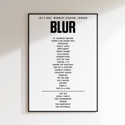 Blur July 9th 2023 Wembley Stadium, London