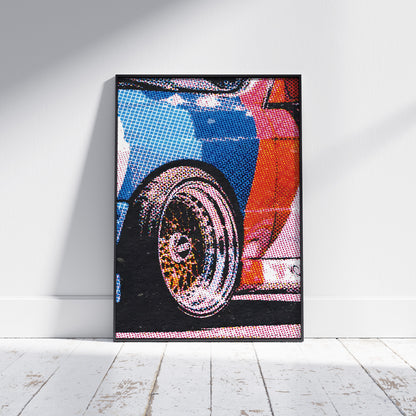 BMW M Sport Vintage Poster