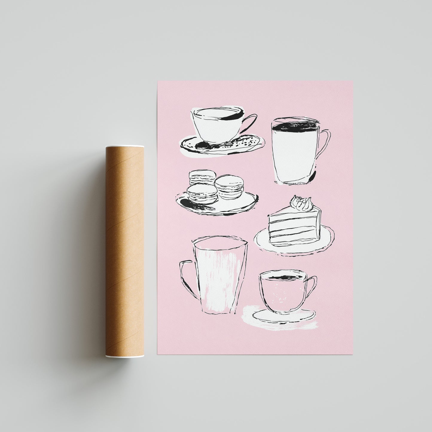 Coffee and Cake Print