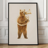 Whimsical Tuba Bear