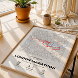 Personalized London Marathon Print