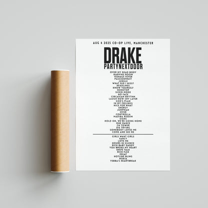 Drake - 4th August 2025, Co-op Live, Manchester