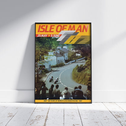Isle of Man TT Vintage Poster