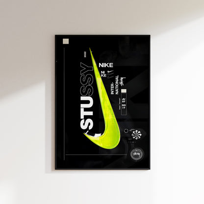 Stussy X Nike Neon