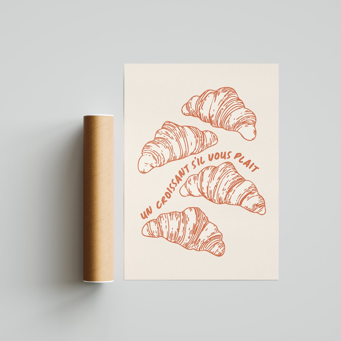Croissant Print