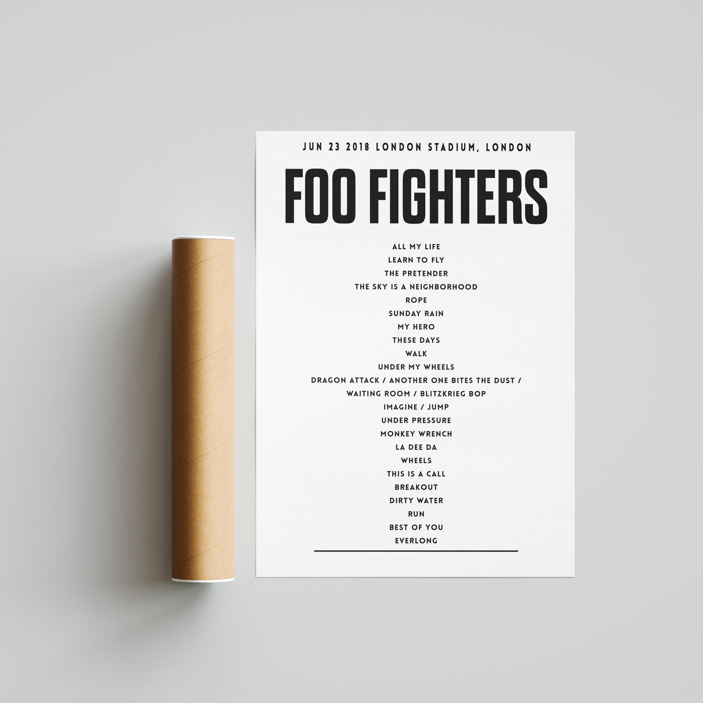 Foo Fighters - JUNE 23rd 2018 London Stadium, London