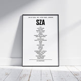 SZA-Setlist – 29. Juni 2024, BST, Hyde Park, London