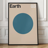 Minimalist Blue Planet