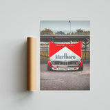 BMW Marlboro Retro Poster