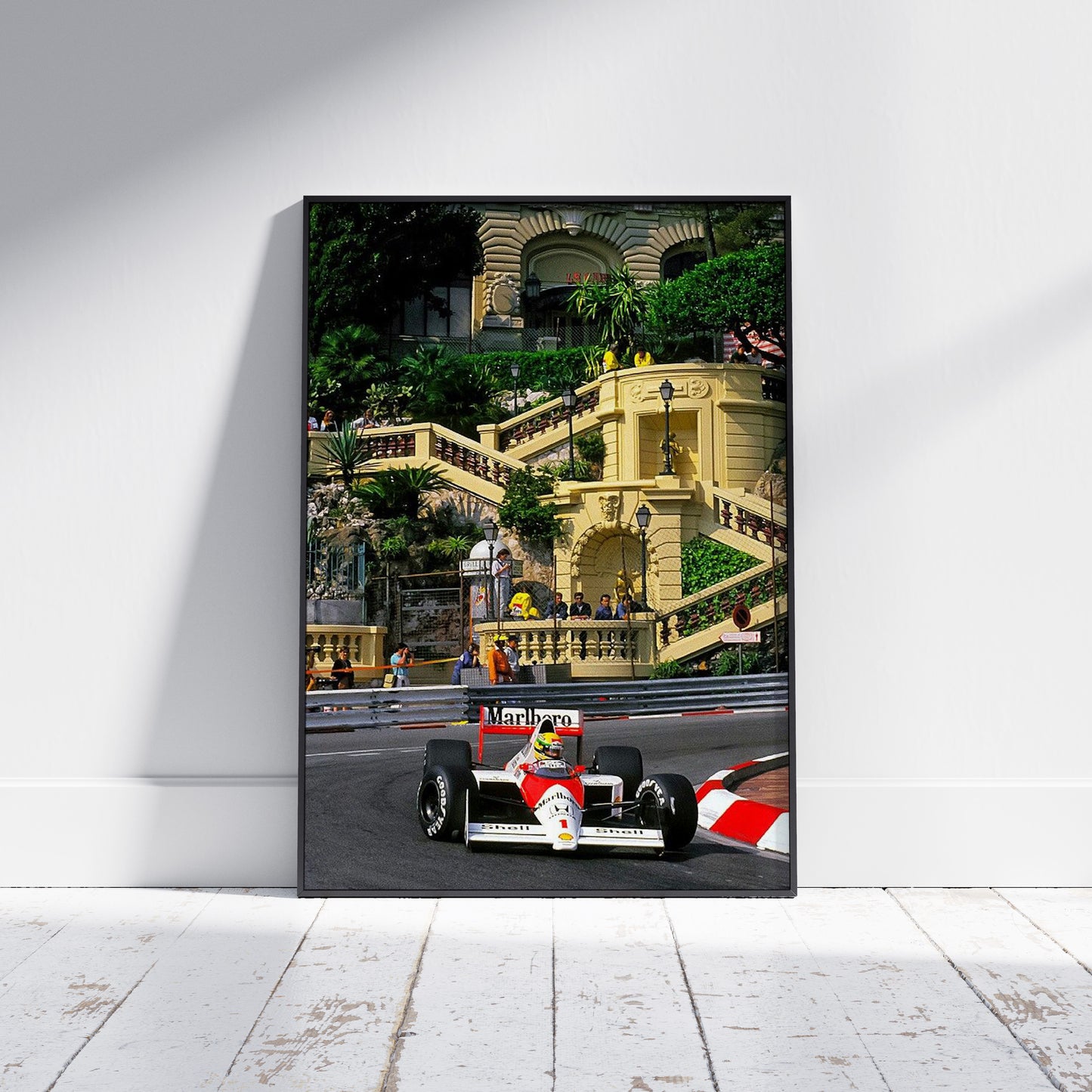 Ayrton Senna Monaco F1 Mclaren Poster