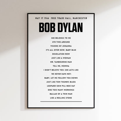 Bob Dylan May 17th 1966 Free Trade Hall, Manchester