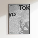 Modern Tokyo City Map
