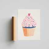 Rosa Cupcake
