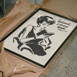 Chic Woman Reading
