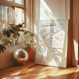 The Perfect Aperol Spritz Ingredient Art Print