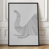 Intricate Elephant Pattern