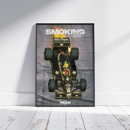 Smoking Kills Vintage F1 Poster John player