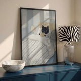 Cozy Cat Reading Book