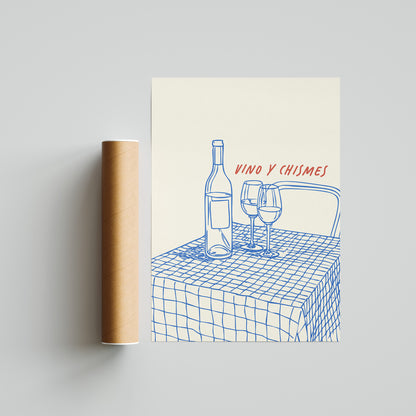 Wine and Glasses, Vino T Chusmes