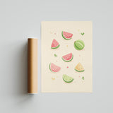 Melonenabdruck