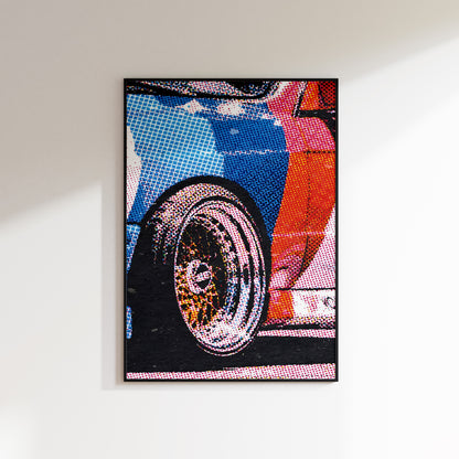 BMW M Sport Vintage Poster