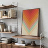 Retro Chevron Color Gradient