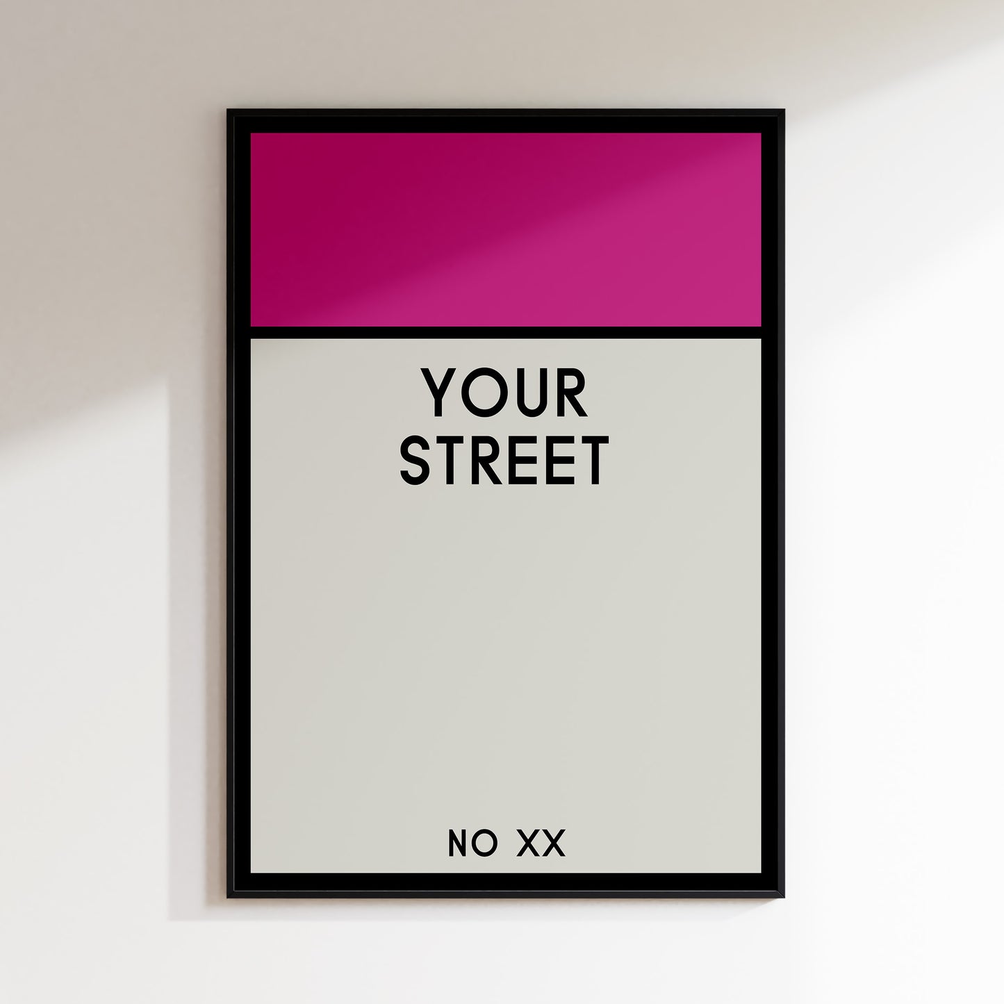 Personalized Monopoly-Style Property Card
