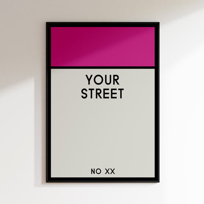 Personalized Monopoly-Style Property Card