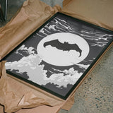 Flying Bat Full Moon