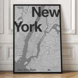 Modern New York City Map