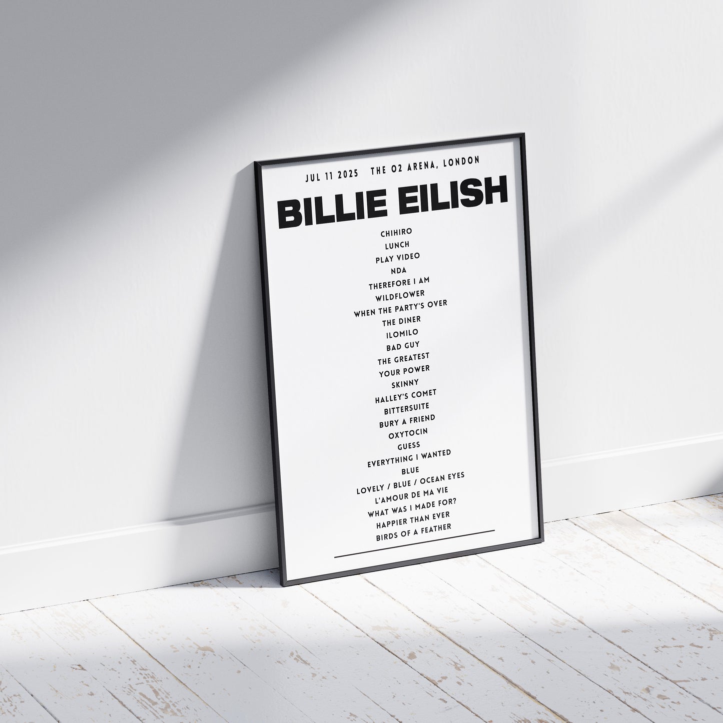 Billie Eilish - 11th Jul 2025 The O2 Arena, London