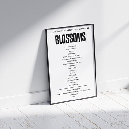 Blossoms July 10 2025  Scarborough Open Air Theatre, Scarborough