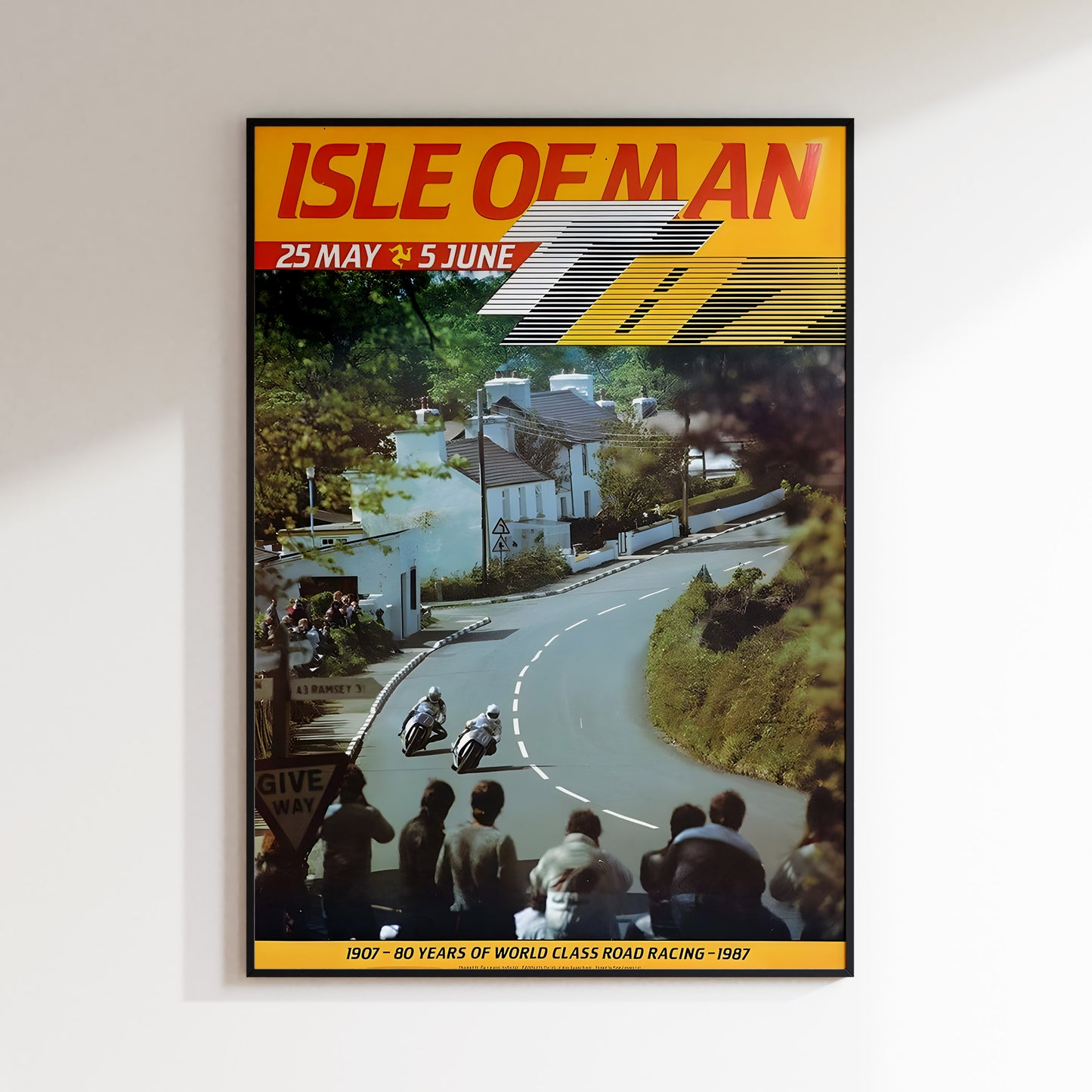 Isle of Man TT Vintage Poster