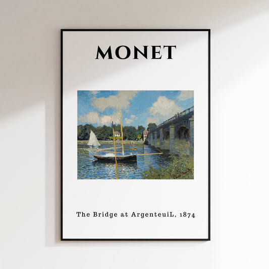 Monet - The Bridge at Argenteuil 1874
