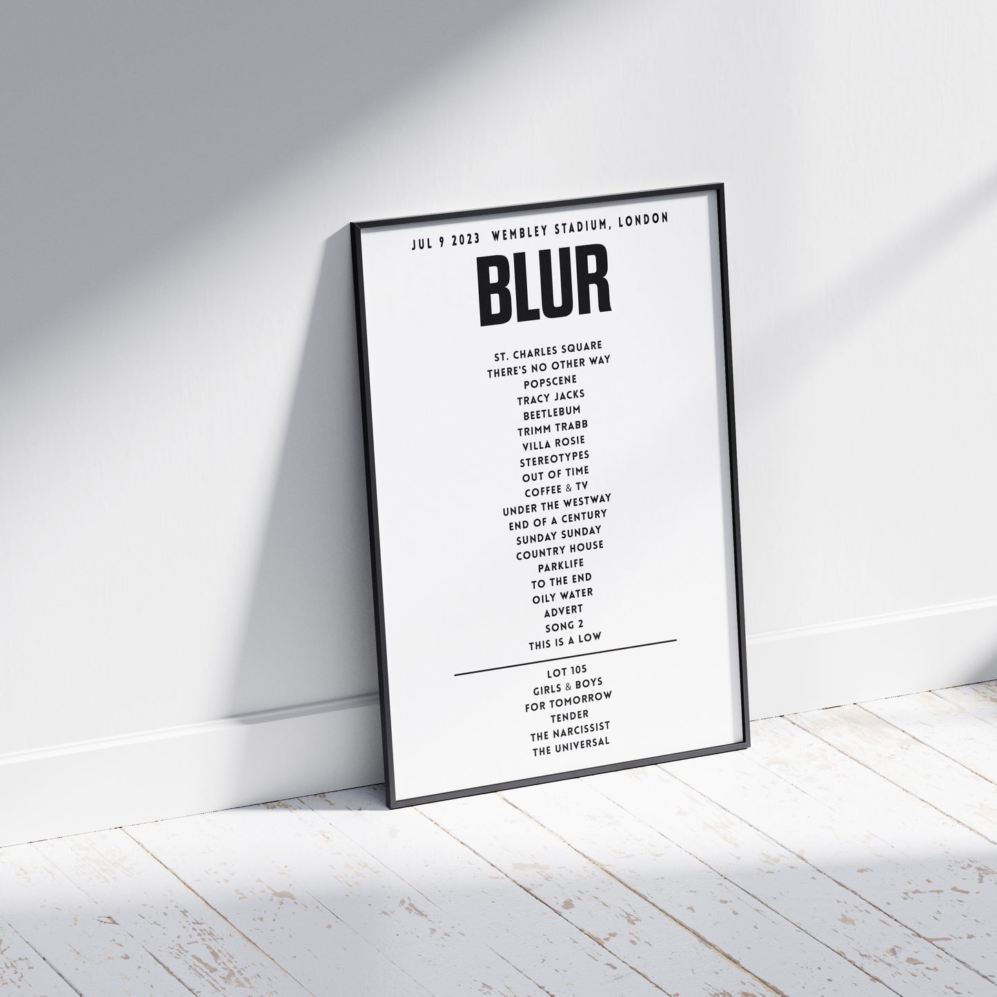 Blur July 9th 2023 Wembley Stadium, London