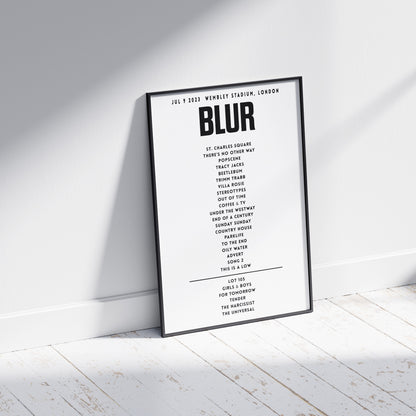 Blur July 9th 2023 Wembley Stadium, London