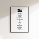 SZA-Setlist – 29. Juni 2024, BST, Hyde Park, London