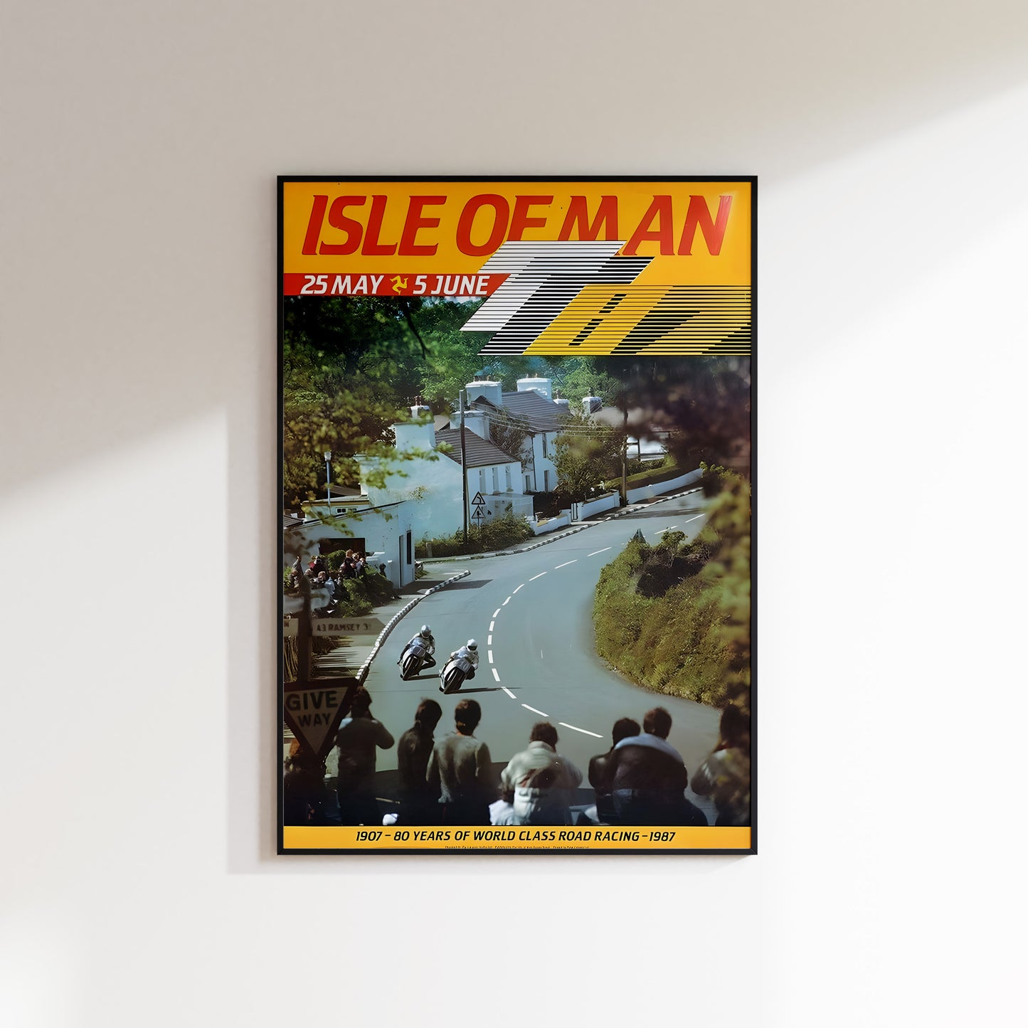 Isle of Man TT Vintage Poster