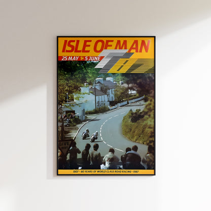 Isle of Man TT Vintage Poster
