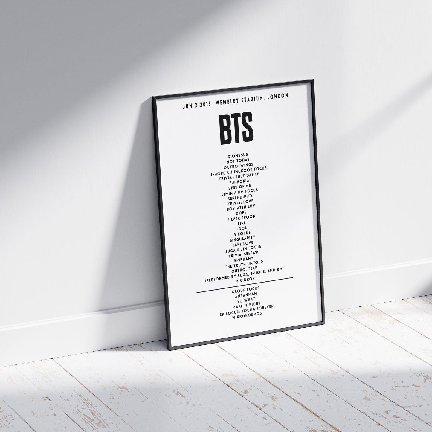 BTS June 2nd 2019 Wembley Stadium, London