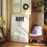 RAYE setlist – 9 July 2025 at Scène du Lac, Montreux