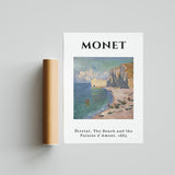 Monet - Etretat Beach 1885